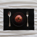 French Noir Lisere Fabric 40x30cm 11x11cm