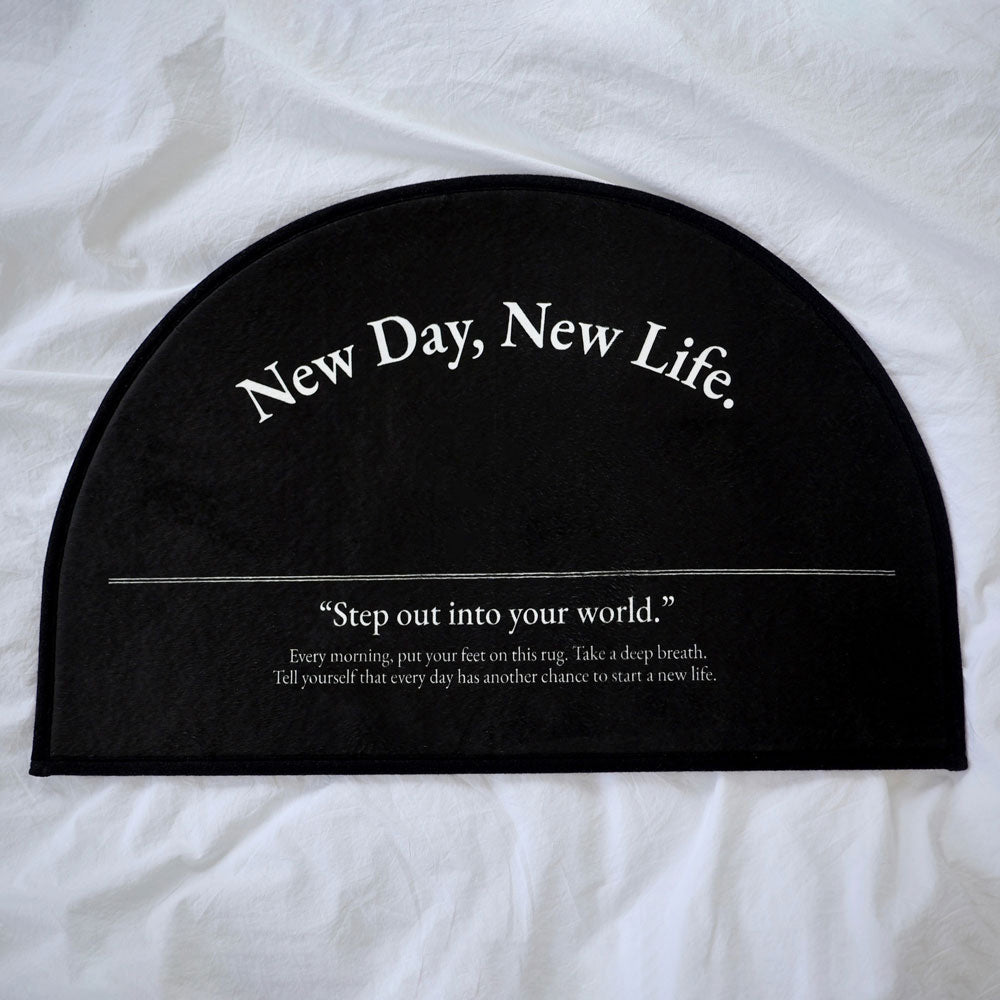 New day Velvet Rug Mat