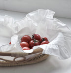 French Blanc Frill Fabric 48x38cm