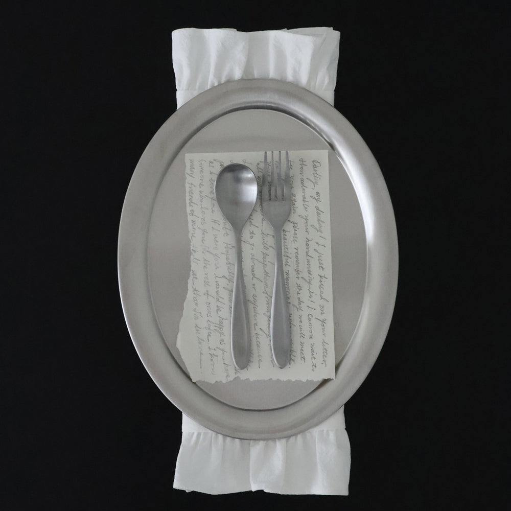 French Blanc Frill Fabric 48x38cm