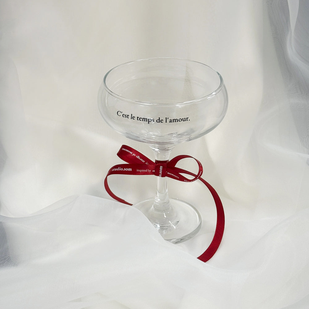 L'amour French Coupe Glass