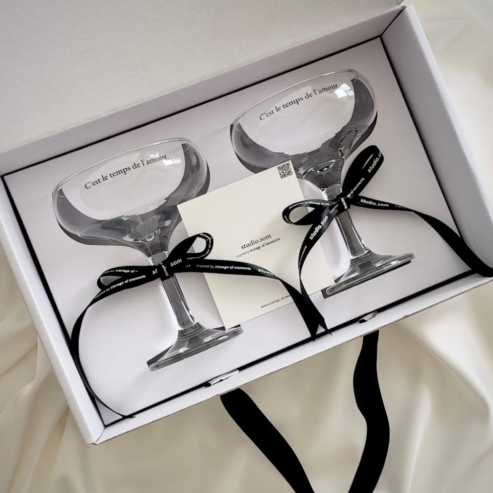 L'amour French Coupe Glass