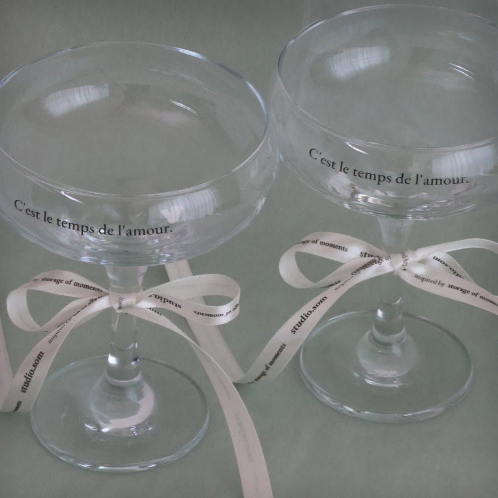 L'amour French Coupe Glass